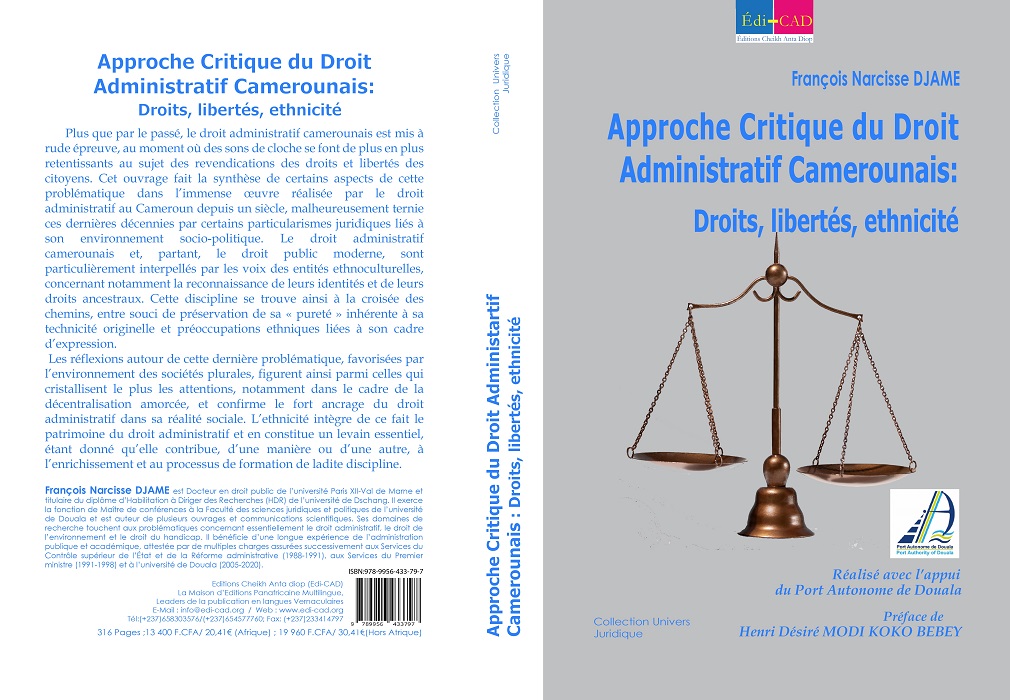Approche Critique du Droit Administratif Camerounais:  Droits, libertés, ethnicité